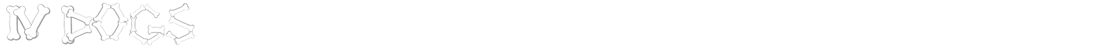4 DOGS font preview